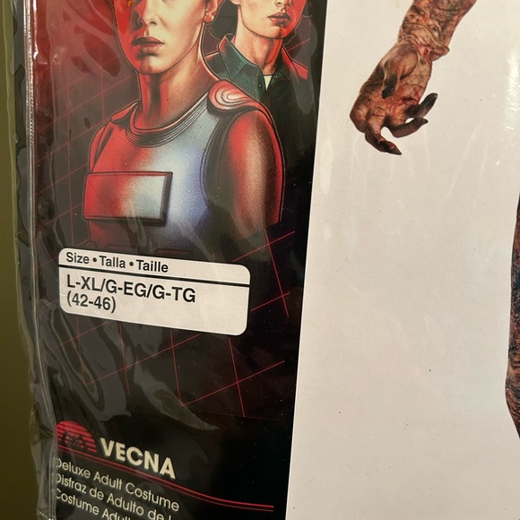 Stranger Things Adult Deluxe Vecna Costume Disguise Costumes L-XL 42/46 - Picture 3 of 4